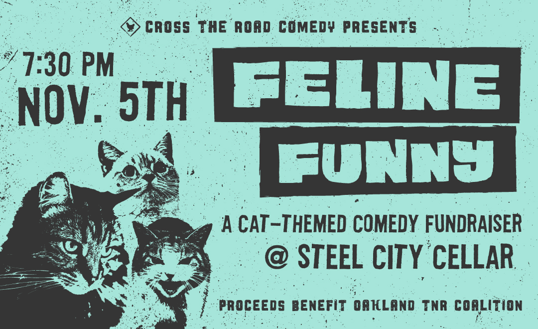 Thursday — Feline Funny: A Cat-Themed Comedy Fundraiser